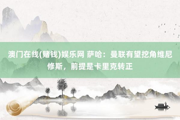 澳门在线(赌钱)娱乐网 萨哈：曼联有望挖角维尼修斯，前提是卡里克转正