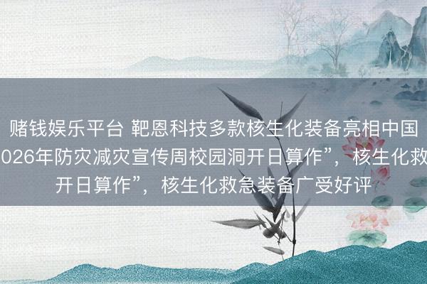 赌钱娱乐平台 靶恩科技多款核生化装备亮相中国消防支援学院“2026年防灾减灾宣传周校园洞开日算作”，核生化救急装备广受好评